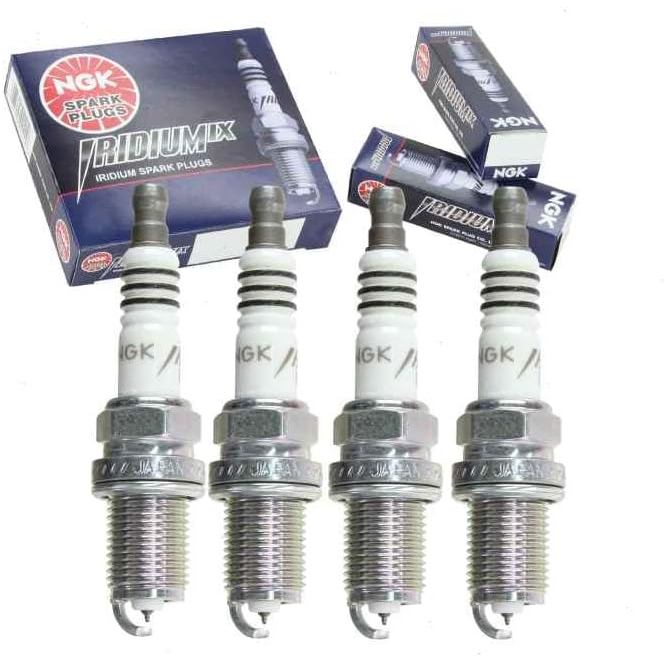 หัวเทียน NGK Iridium IX 4 ชิ้นเข้ากันได้กับ Audi TT Quattro 2.0L L4 2009-2015