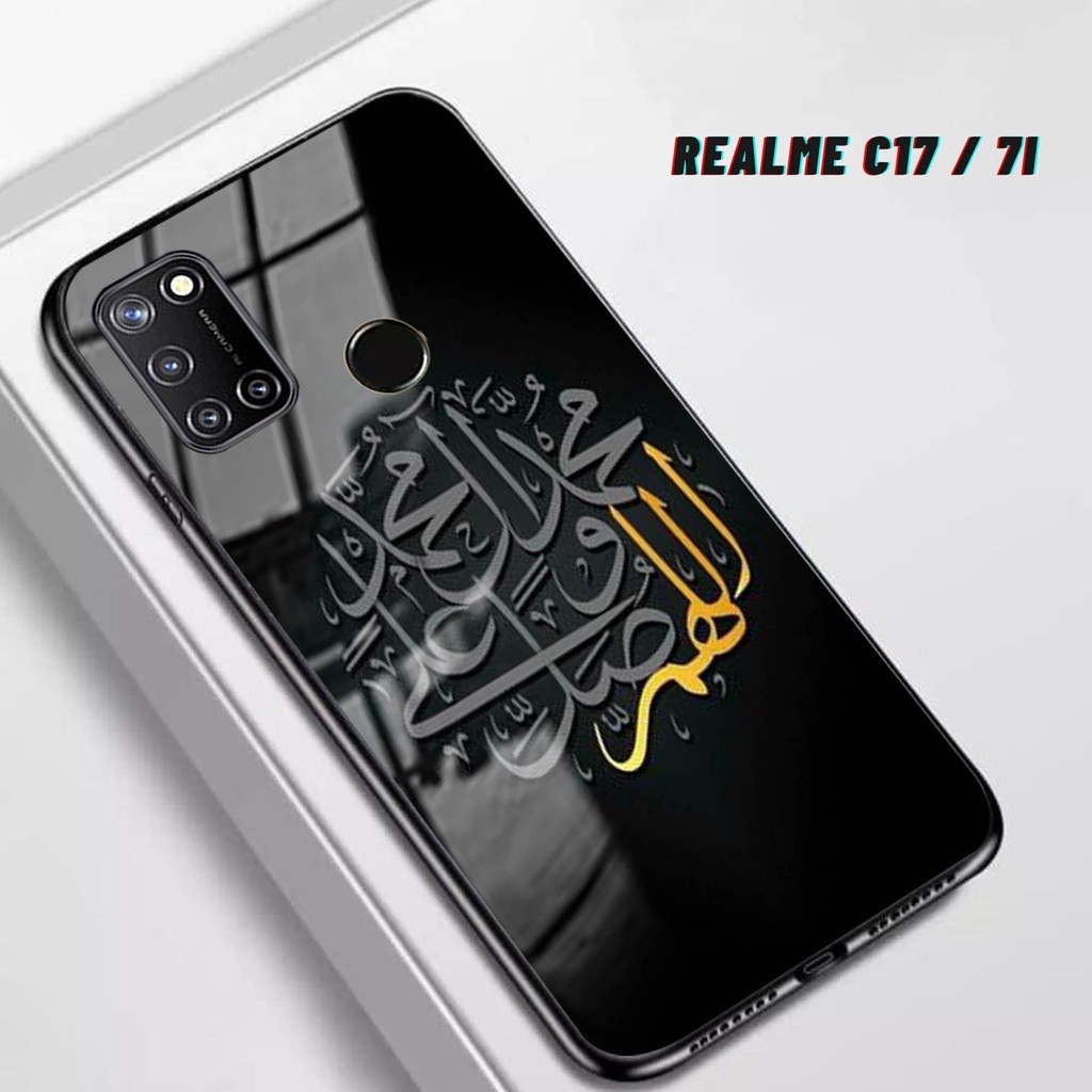HP Softcase Glass Realme 7i/C17 - เคสโทรศัพท์ป้องกันสําหรับ Realme 7i/C17 - [ A14].
