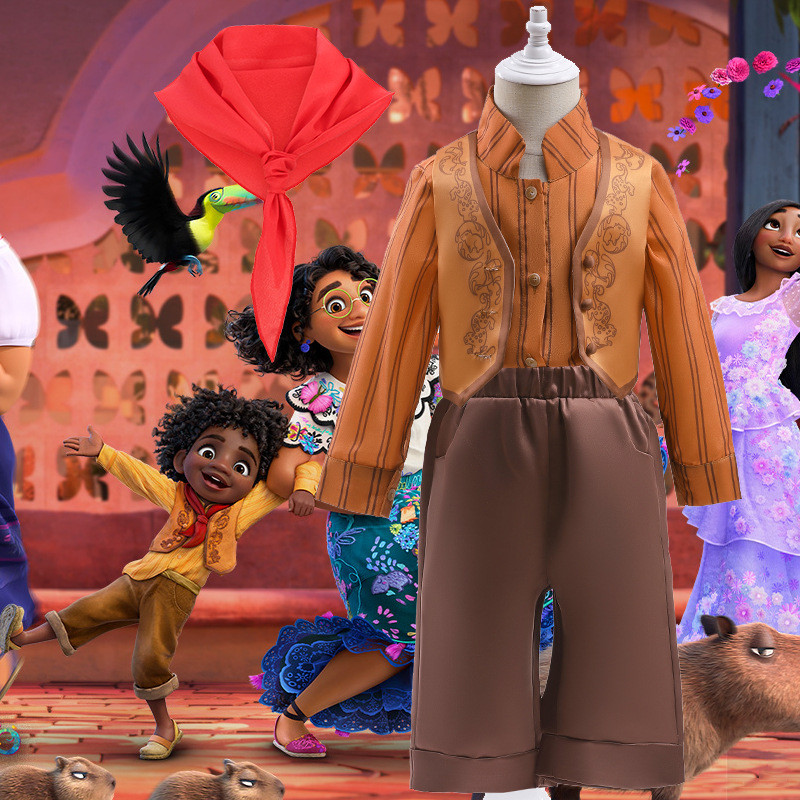ชุดสามชิ้นสำหรับเด็กจากภาพยนตร์ Encanto โดย Antonio Madrigal พร้อมเป็นของขวัญคริสต์มาส