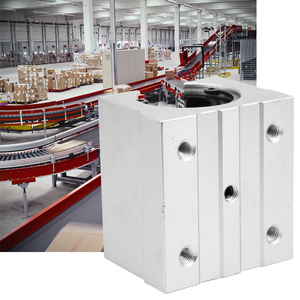 แบริ่งสไลด์บล็อก Linear SBR25UU สำหรับเครื่องจักรก่อสร้างอุปกรณ์ความแม่นยำสูง