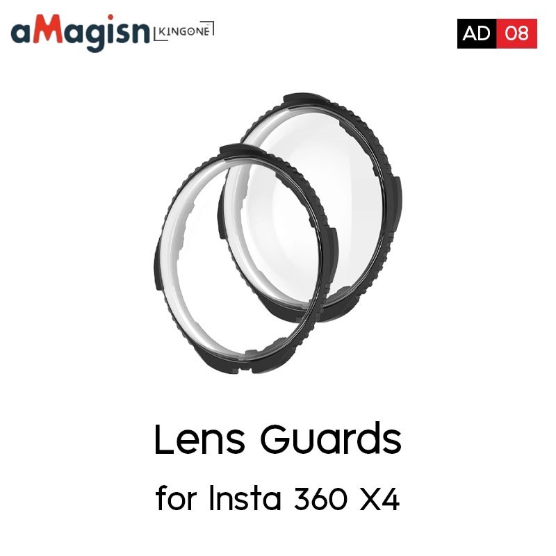 aMagisn AD08  Lens Guards for lnsta 360 X4 /  lnsta 360 X4 Air ฝาครอบป้องกันเลนส์ สำหรับกล้อง Insta3