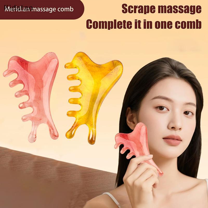 Kidatao 1 ชิ้นขนาดใหญ่ Dolphin เรซิ่น Body Meridian Massageb ห้ากว้าง Toothb Anti-static Smooth Hairb ใหม่