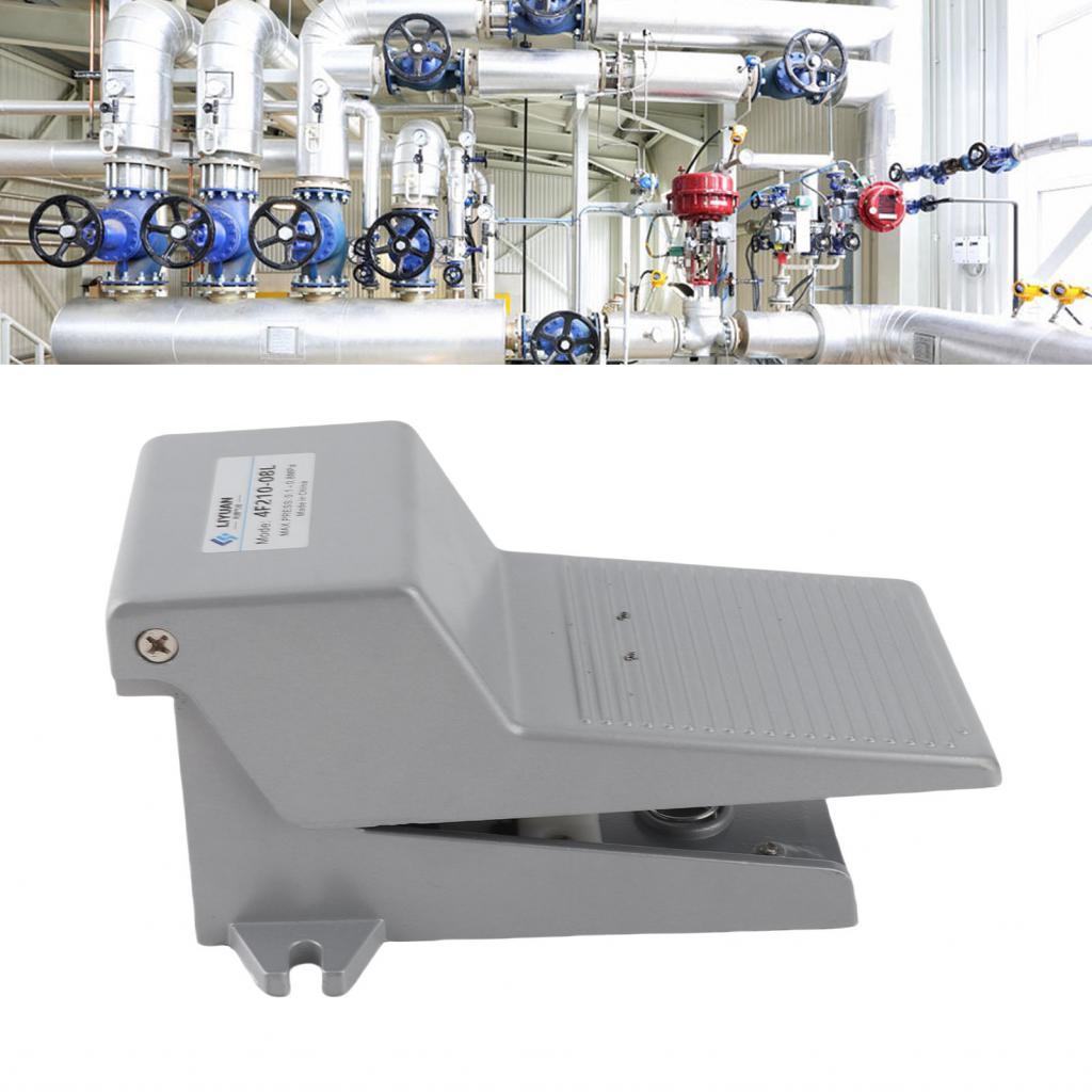 ตีนผีวาล์วแบบกลไก 4F Series 4F210-08L พร้อมตัวล็อคฝาครอบสำหรับ -5-60°C 0-0.8Mpa