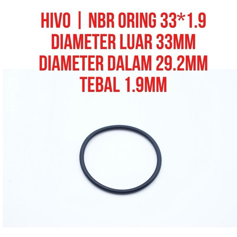 Oring 1.9x29.2 1.9*29.2 1.9 x 29.2 ซีล Sil NBR70 ความหนา 1.9 มม. เส้นผ่านศูนย์กลางภายใน 29.2 มม. ทนค
