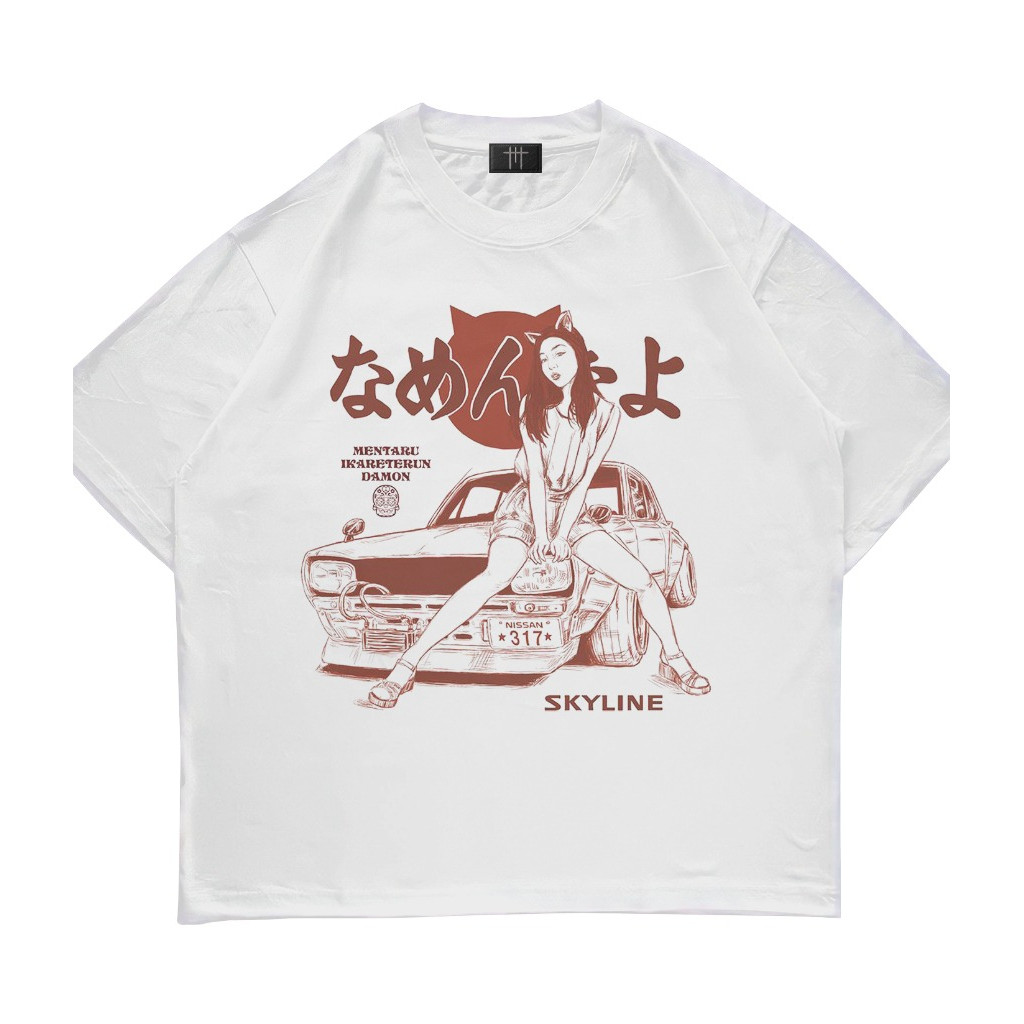 Cotton 100% – เสื้อยืด Mantaru Skyline