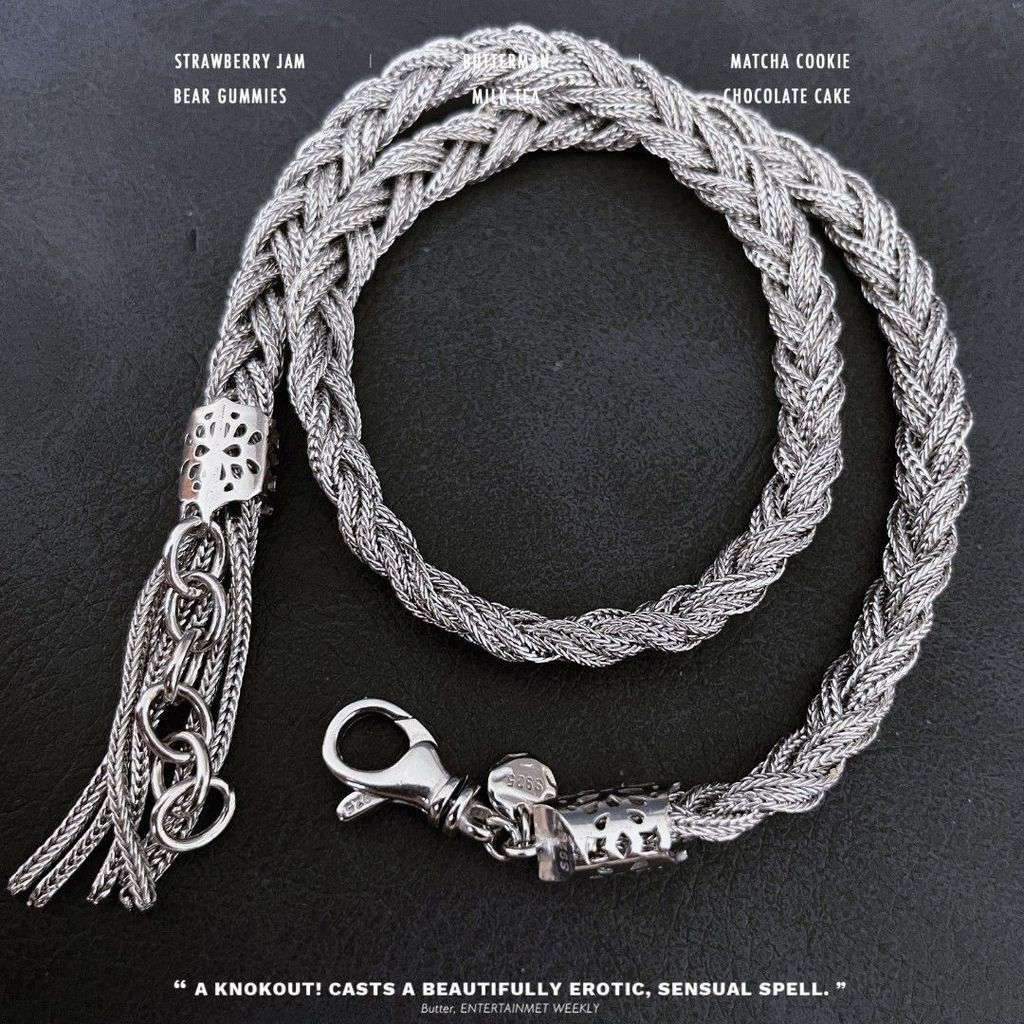 Ten Thousand Threads of Twisted Braidsสร้อยคอหญิงHeavy Industry 2024 Niche Designแฟชั่นHigh-End Clav