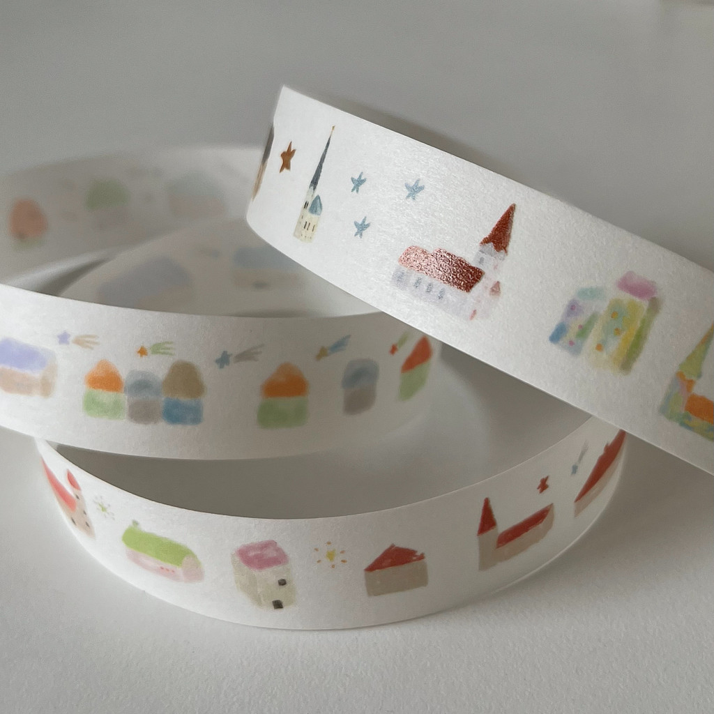 Little Forest Jiyu เทป Washi ขนาดเล็ก สีพาสเทล