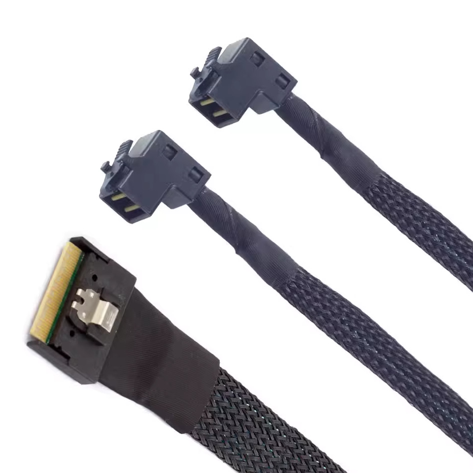 9560-8i Array Card One Point Two SAS Cable RAID Card Data Cable NVMe Slim sas 8654 ถึง 8643