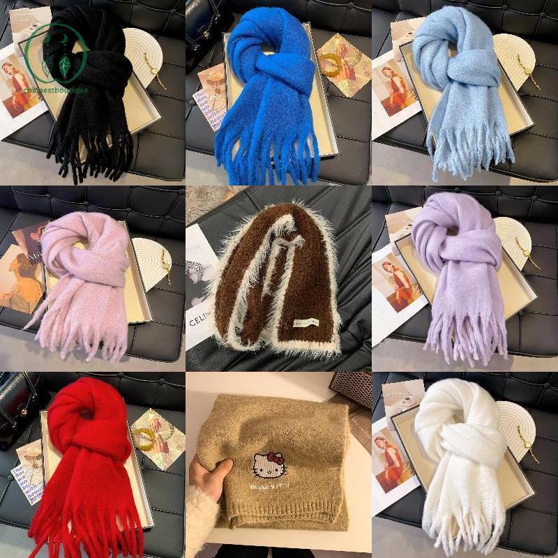 [Chicnest] ใหม่ฤดูใบไม้ร่วงและหนาว ผ้าพันคอลายแฟชั่นสำหรับผู้หญิง ทำจากวัสดุ faux cashmere ยืดหยุ่น windproof ให้ความอบอุ่น - รูปที่ 3