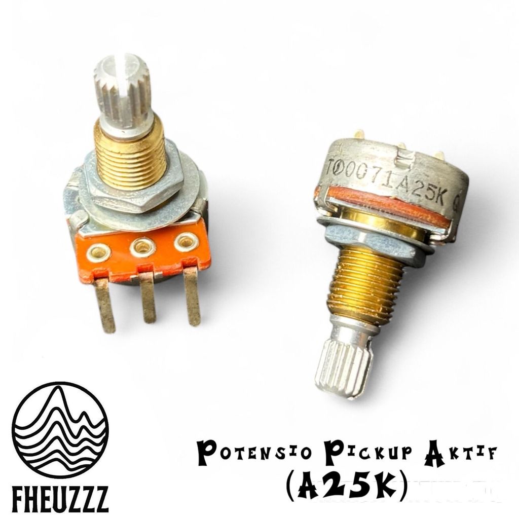 Original EMG Active A25K คอทองเหลืองรถกระบะกีตาร์ Potentiometer
