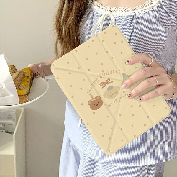 case ipad air4 เคส ipad gen10 เคส ipad Milk Y-Type เหมาะสําหรับ Apple iPad10/9 เคสป้องกันแท็บเล็ต ai