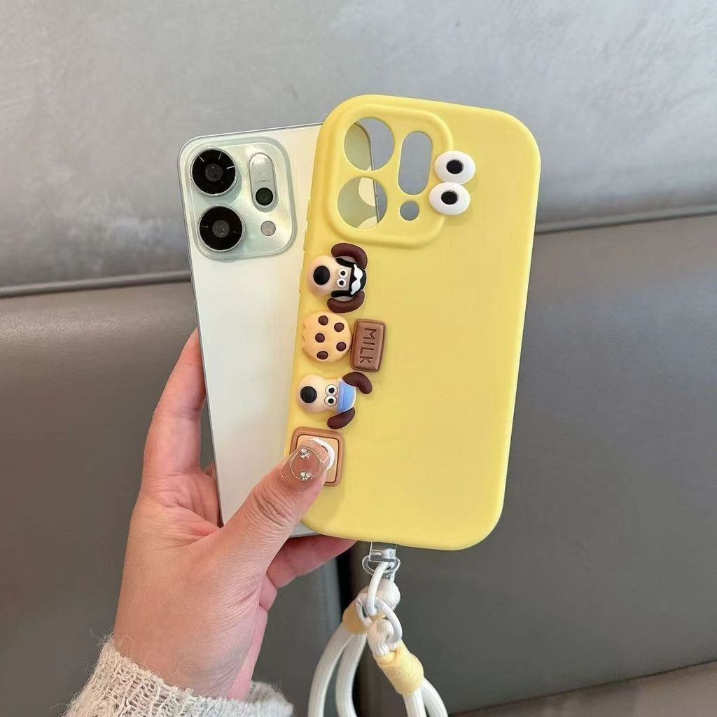 น่ารักสุนัขหัวหน้าเหมาะสําหรับ OPPO 14 / 13 เคสโทรศัพท์มือถือ Pro 12 / 11 นุ่ม A96/A93/A58 ชุด FINDX