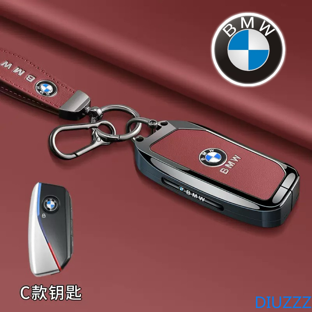 สําหรับ BMW 7 Series X7 I7 IX 740LI โลหะผสมโลหะหนังกุญแจรถสําหรับ BMW X1 U11 X7 X5 G05 LCI I7 IX XM 