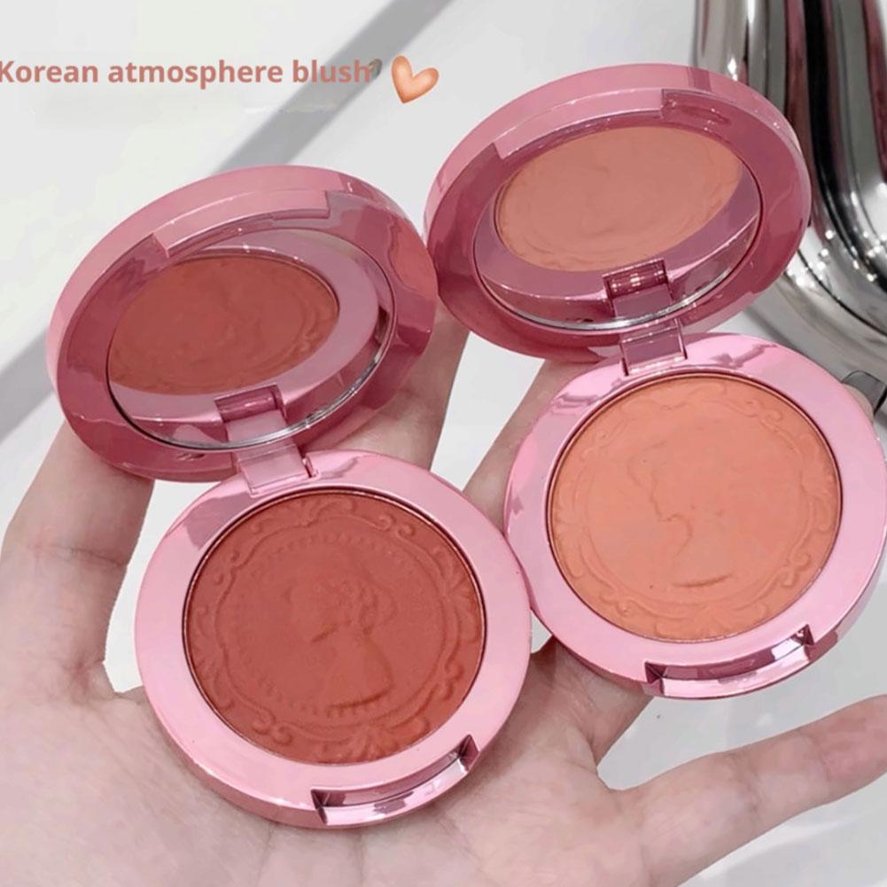 GEGE BEAR นูน Matte Blush Matte Blush Palette แต่งหน้า High Pigmented Face Blush เครื่องสําอาง P4S2