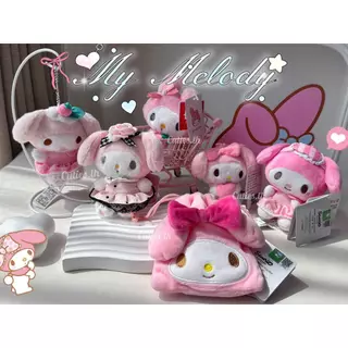 [แท้100%] My melody รวมตะกร้าพวงกุญแจ ถุงผ้า ของใช้อื่นๆ สำหรับมายเมโลดี้ ลิขสิทธิ์แท้ มีHologram
