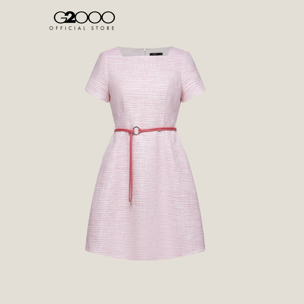G2000 เดรสสำหรับผู้หญิง Fit & Flare Shape รุ่น 5123302624 PINK