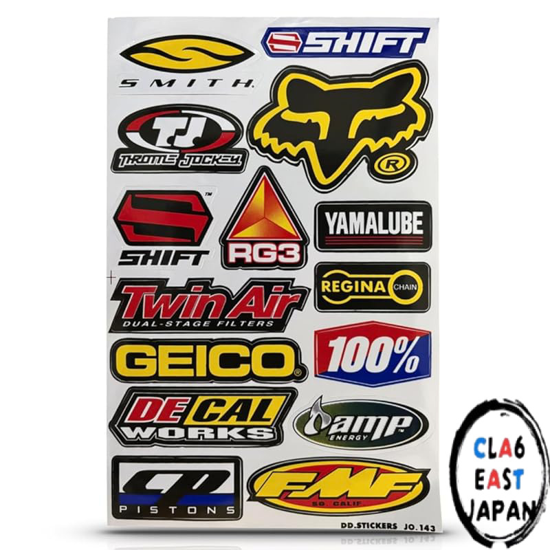 No-brand Universal Fox FOX SMITH SHIFT TJ Racing Car Race Team Logo Emblem/Sticker/Seal/Waterproof U