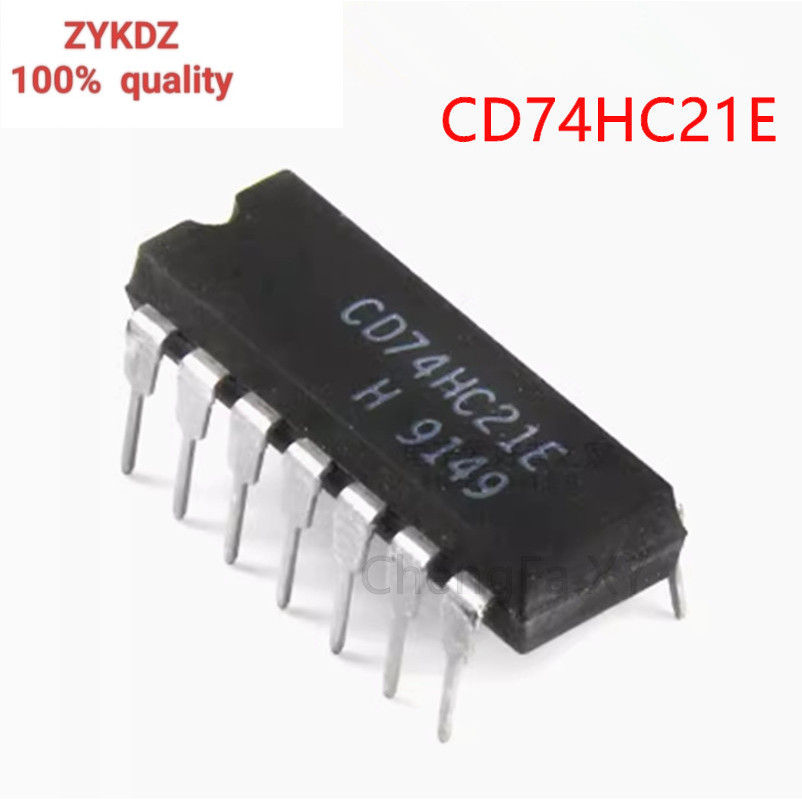 1PCS CD74HC21E CD7HC21 74HC21 ในสต็อก DIP-14