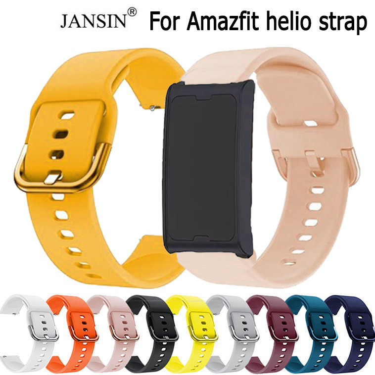 สายนาฬิกาข้อมือซิลิโคน สําหรับ amazfit helio strap