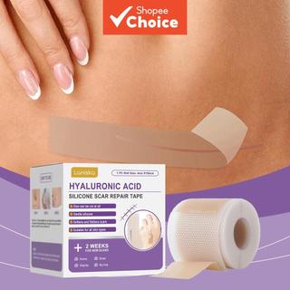 【HOT】 Hyaluronic Acid Nano Microneedle Repair Tape, Silicone Tape for Scars, Reusable Medical Grade Silicone Scar Tape for C-Section