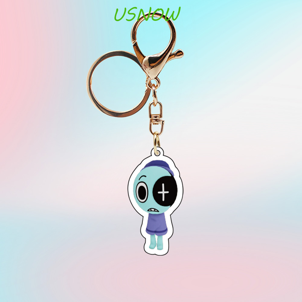 USNOW เกมพวงกุญแจโลกของ Dandy, Pebble Scraps Dandys World จี้, Sprout ตลกการ์ตูนอะคริลิค Goob Cosmo 