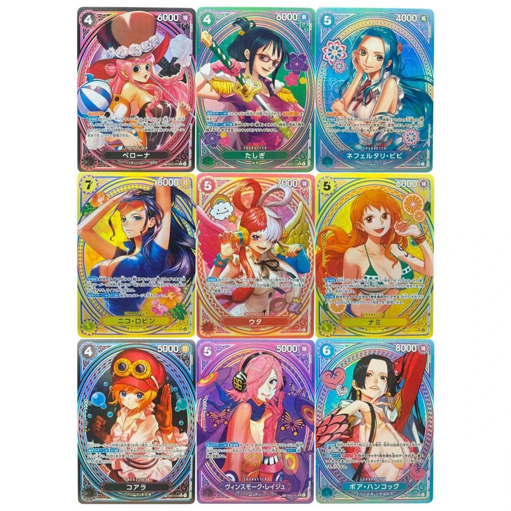 ONE PIECE คอลเลกชันการ์ด EB03 Nami Boa·Hancock SP JPN DIY คุณภาพสูง Self Made เกมอะนิเมะการ์ดของเล่น