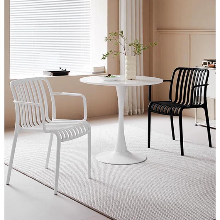 Yifeng Home เก้าอี้กลางแจ้งโมเดิร์น เก้าอี้นั่งรับประทานอาหาร วัสดุPP แข็งแรง รุ่น Y820 Y821