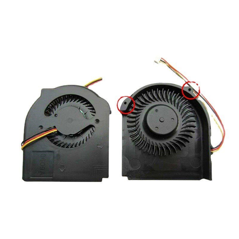 เหมาะสําหรับ Lenovo thinkpad T410 Fan Core T410i สกรูประเภทพัดลมโน๊ตบุ๊ค Double Leaf