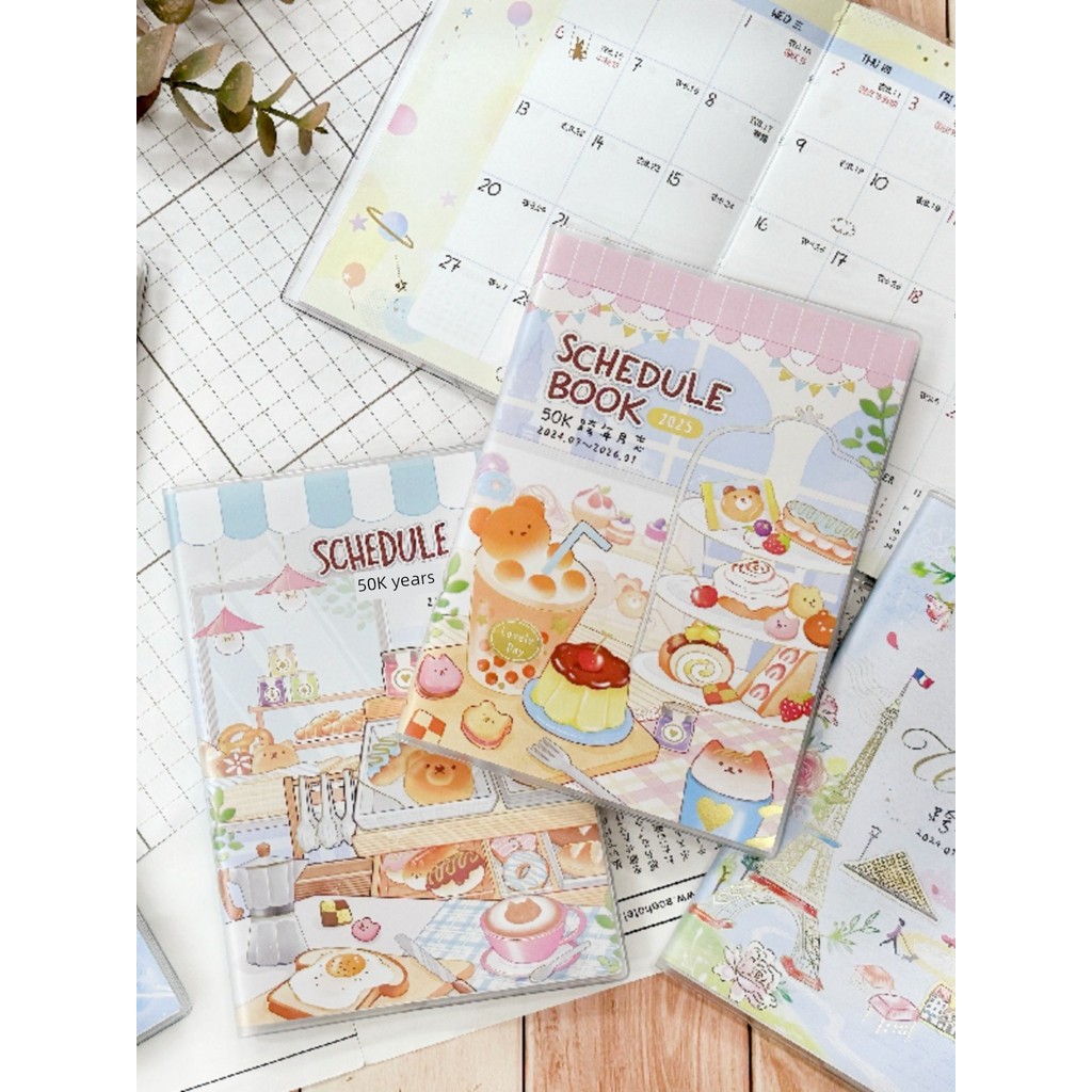 สมุดบัญชี สมุดแพลนเนอร์ ลดล้างสต๊อก SEASON Taiwan Four Seasons 2025 50K New Year's Eve Month Plan of