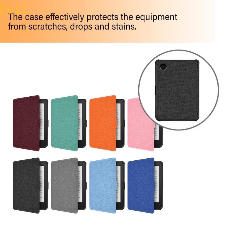 Feti กันกระแทก Ereader กรณีฝาครอบป้องกันสวมใส่ป้องกันกรณีพร้อมสายคล้องมือสําหรับ Clara สี 2024 Eread