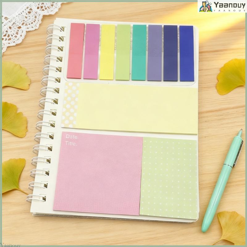 YAA ชุดสมุดโน้ตกาว Multiunction Refillable Notepad พร้อมฉลากกาว