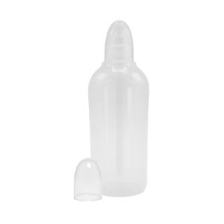 ขวดน้ำเกลือล้างจมูก ทรงใหม่! บรรจุ 250/350 ml บีบง่าย ฝามี3สี เลือกสีได้ by innotrend