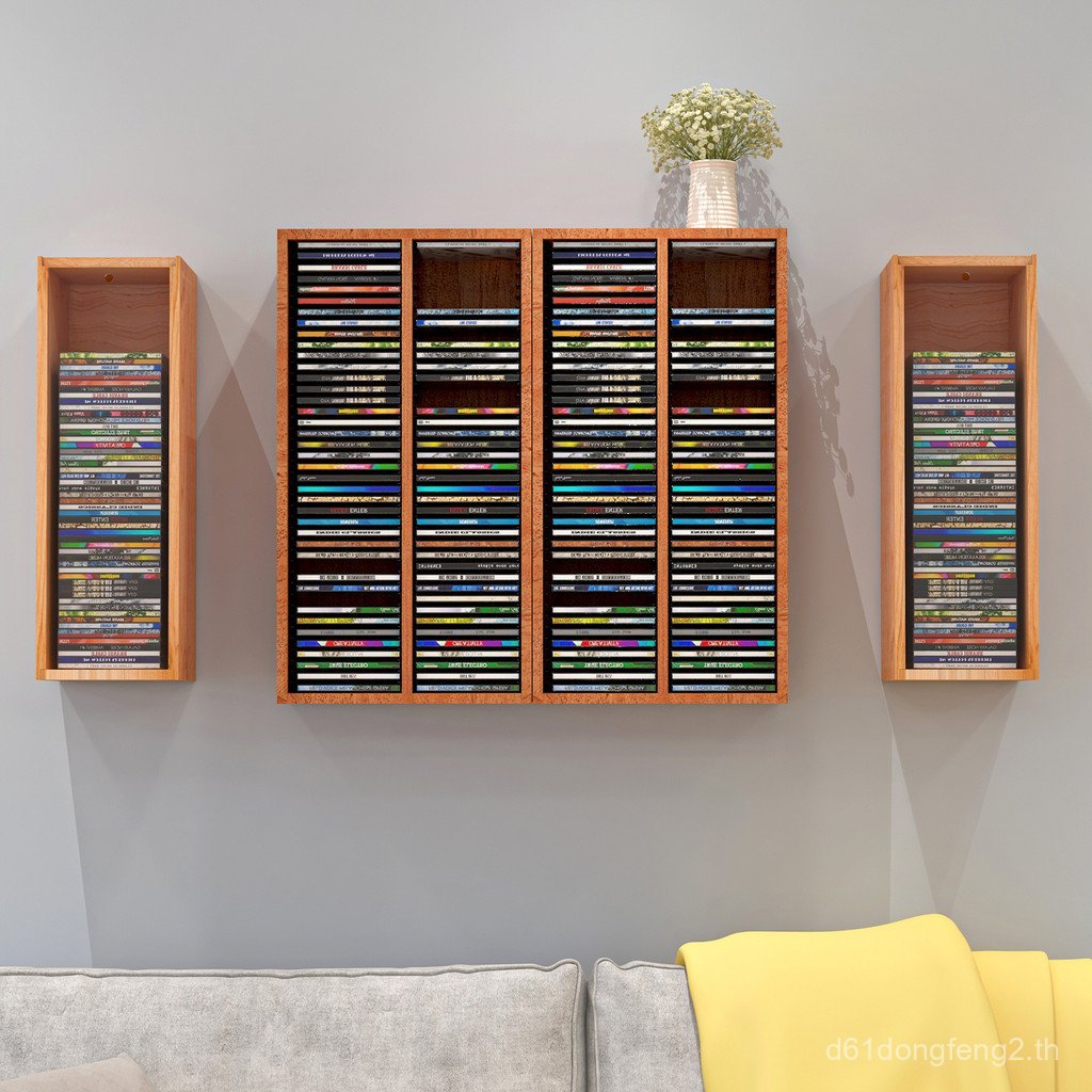 Double Layer CD Rack Desktop CD Record Storage Rack HIFI กล่องเทปเก่าบันทึกคอลเลกชันกล่อง PS4 เกม CD