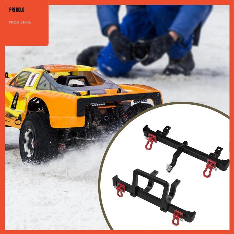 [Predolo] 1:12 Scale RC อุปกรณ์กันชนหน้าหลังโลหะทนทานสําหรับ LC79 MN82S MN82 สีดํา