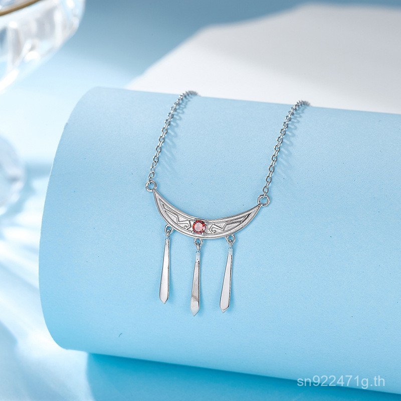 สร้อยคล้องคอมีดีไซน์สวยงามสำหรับสุภาพสตรี ทำจากเงินสเตอร์ลิง S925 สินค้าขายดี VDD4