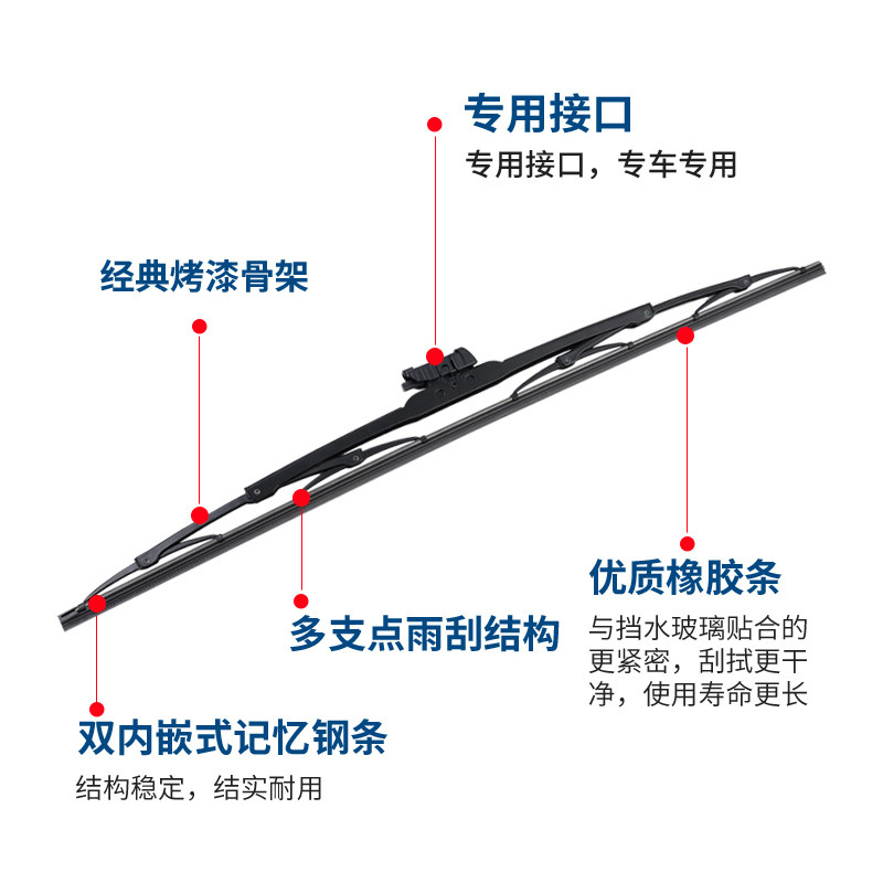เหมาะสําหรับ Yujie Electric Car Bone Iron Frame Wiper GDG4/Q5S/Feel Car/E330/Lewei Wiper
