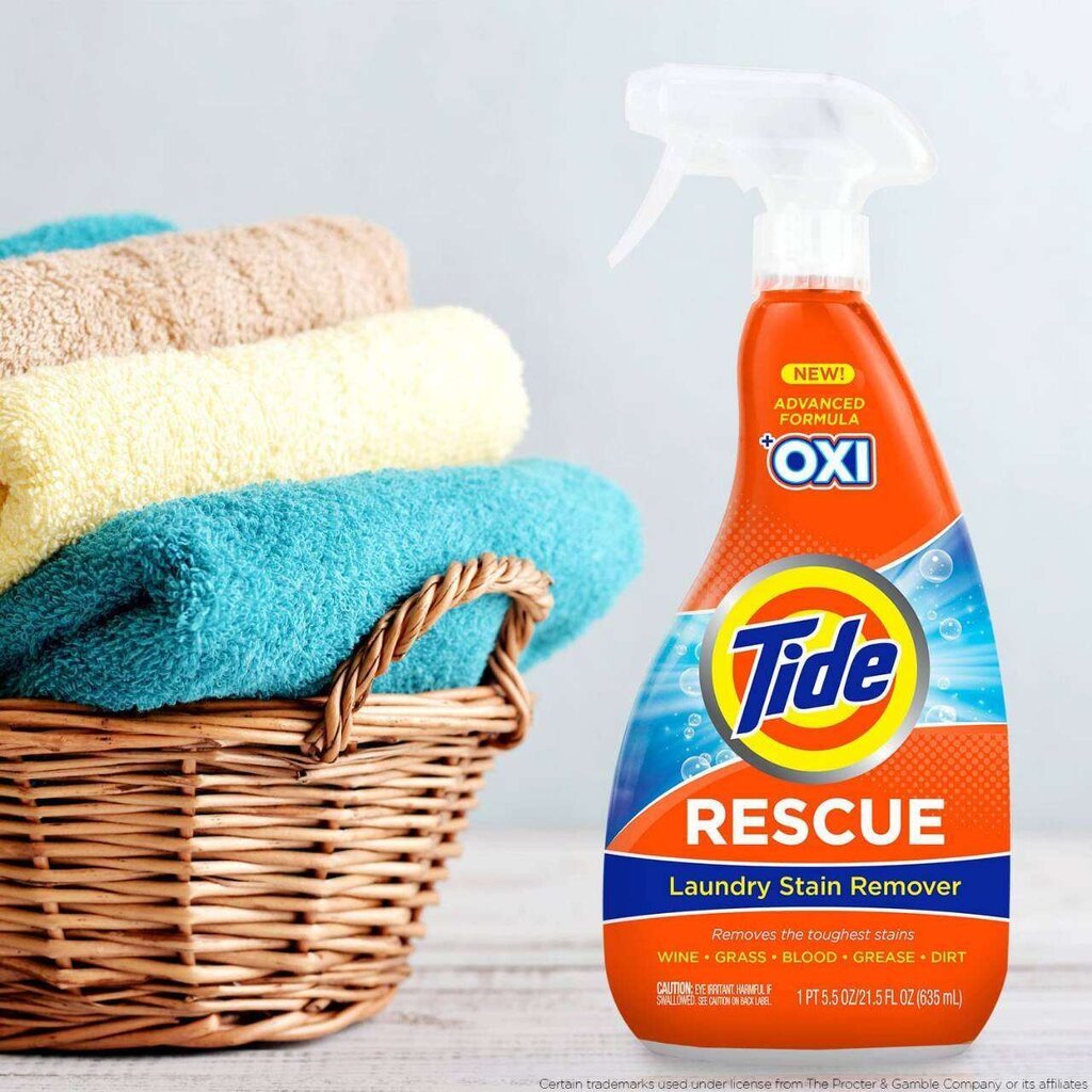 Tide Laundry Stain Remover with Oxi, สเปรย์ขจัดคราบสกปรกบนผ้า ขนาด 635ml.