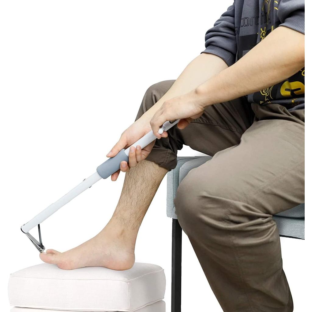 Long Handled Toenail Clippers for Seniors, Overweight, Obese, Pregnant and Waist Patients, 4mm Wide 