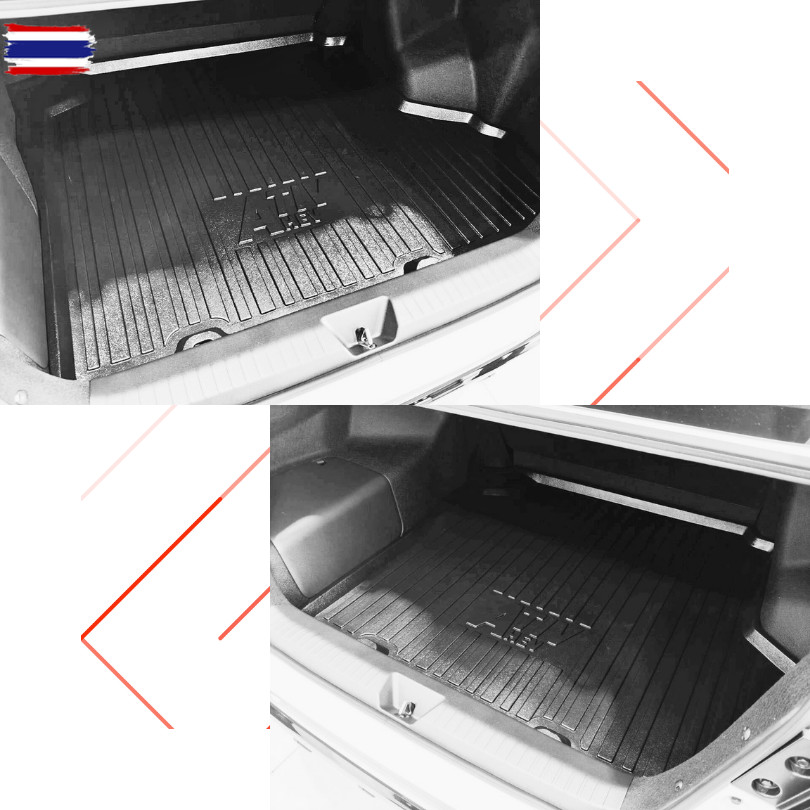 ถาดท้ายรถยนต์ Toyota Yaris ATIV HEV 2025 ถาดวางสัมภาระท้ายรถ ATIV HYBRID เข้ารูปตรงรุ่น ไม่มีกลิ่น