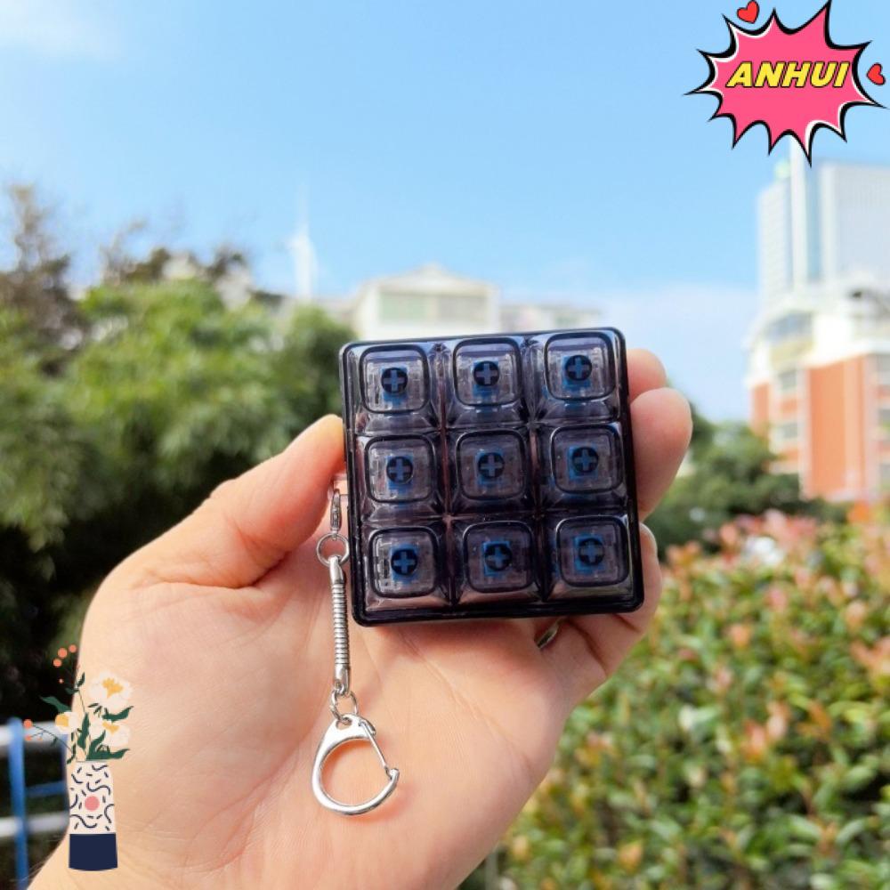 ANHUITYJ Finger Keyboard Caps, DIY Keyboard Fidget Keychain