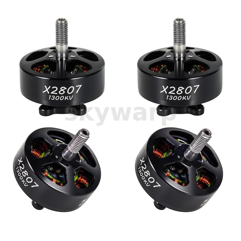 1/4PCS Flashhobby X2807 2807 1300KV 6S มอเตอร์แบบไม่มีแปรงสําหรับ RC Drone FPV Racing