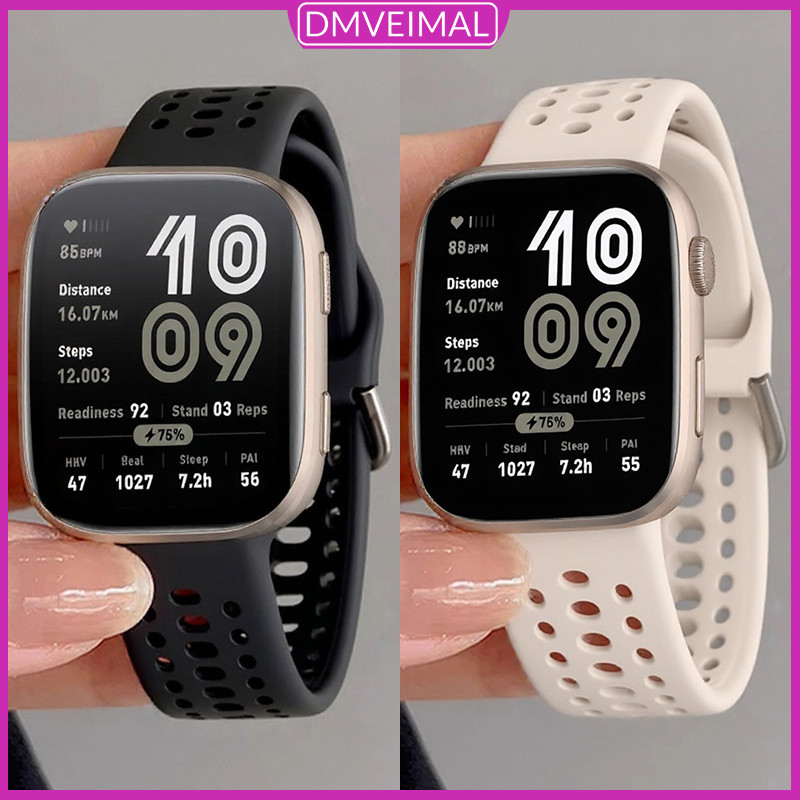 สายซิลิโคนกีฬานุ่ม for Smartwatch Amazfit Bip 6 อุปกรณ์เสริมสายรัดระบายอากาศได้