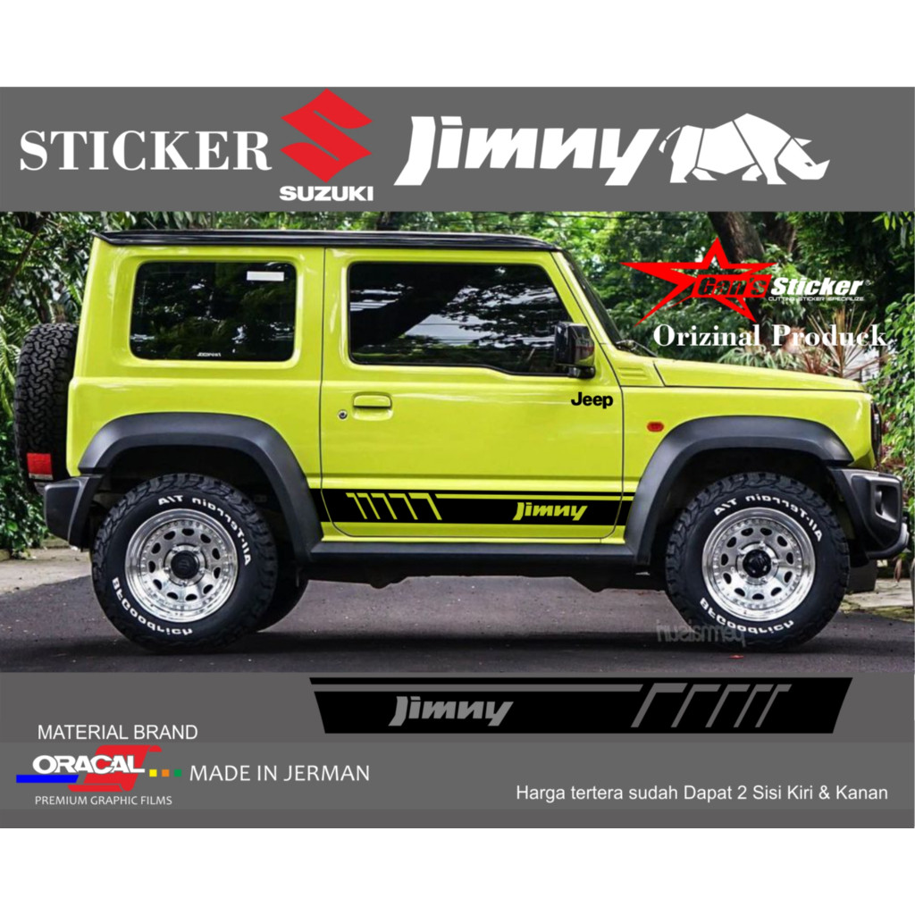 GNSticker สติ๊กเกอร์ JIMNY อุปกรณ์เสริม JIMNY สติ๊กเกอร์ JIMNY JEP
