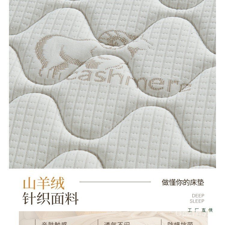 Hard Palm ในครัวเรือนเป็นมิตรกับสิ่งแวดล้อมยางนุ่มธรรมชาติ 3e ที่นอนห้องนอนมะพร้าวปาล์มเสื่อ 1.8m1.5