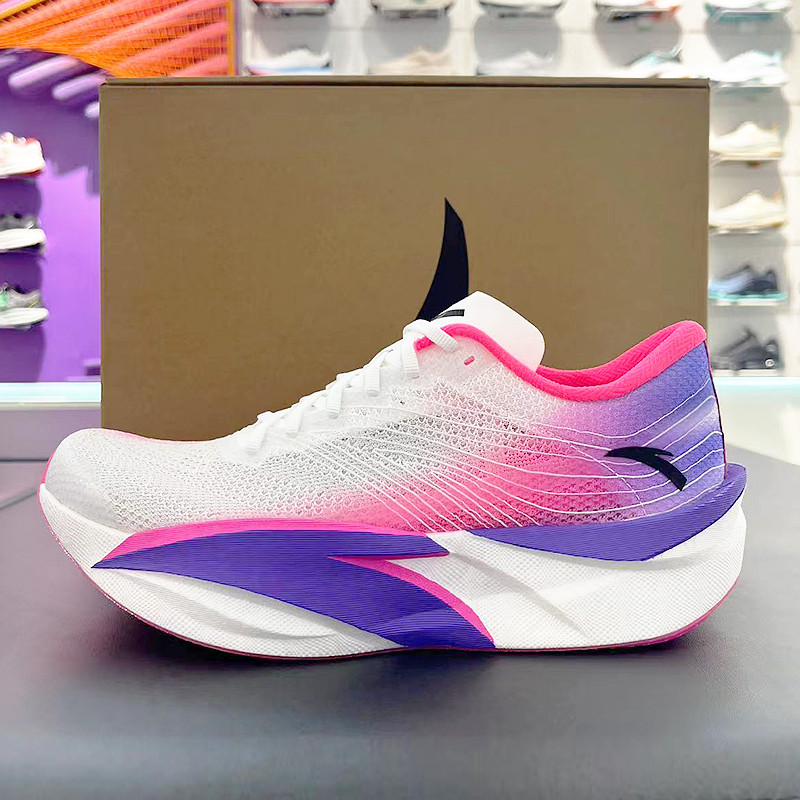 Anta C202 รุ่นที่ 6 รองเท้าวิ่งผู้ชาย กันลื่น ดักกระแทกด้วยพื้นคาร์บอน ทนทาน เทคโนโลยีไนโตรเจนเพื่อก