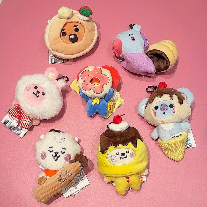 BTS 21 ขนมเด็กน่ารักตุ๊กตาจี้ TaTa จี้ Alpaca RJ กระต่ายสีชมพูสาวเล่น yy2511.4