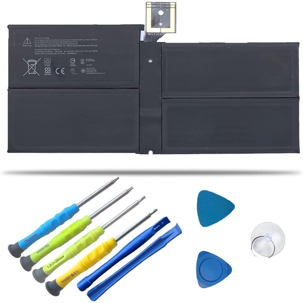 เหมาะสําหรับ Microsoft Surface Pro5 Pro6 1796 G3HTA038H แบตเตอรี่แท็บเล็ตพีซี