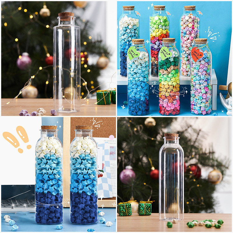 โถเก็บดาวกระดาษ Christmas Wish Bottle ความจุขนาดใหญ่ ส่งมอบความสุขในเทศกาลให้แก่เพื่อน