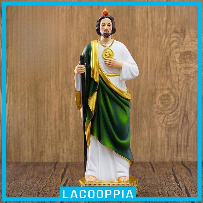 [Lacooppia] รูปปั้น Saint Jude เครื่องประดับเรซินงานฝีมือสะสม ST Jude ตุ๊กตาศักดิ์สิทธิ์สําหรับทีวี