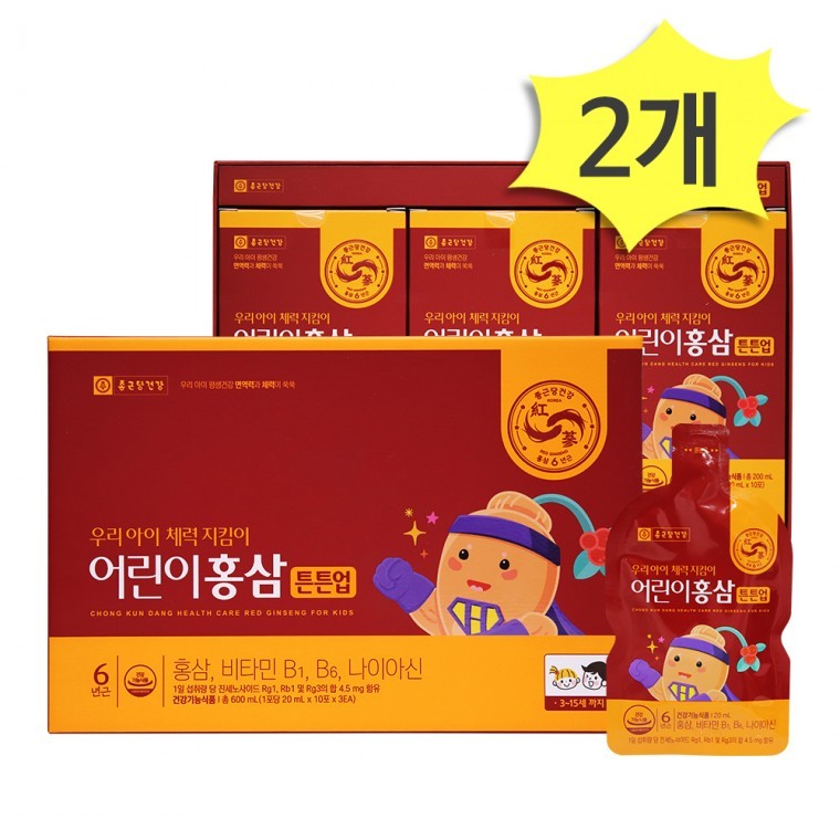 Jongkundang Kids Red Ginseng 6-Year-Old Immune Booster 600ml